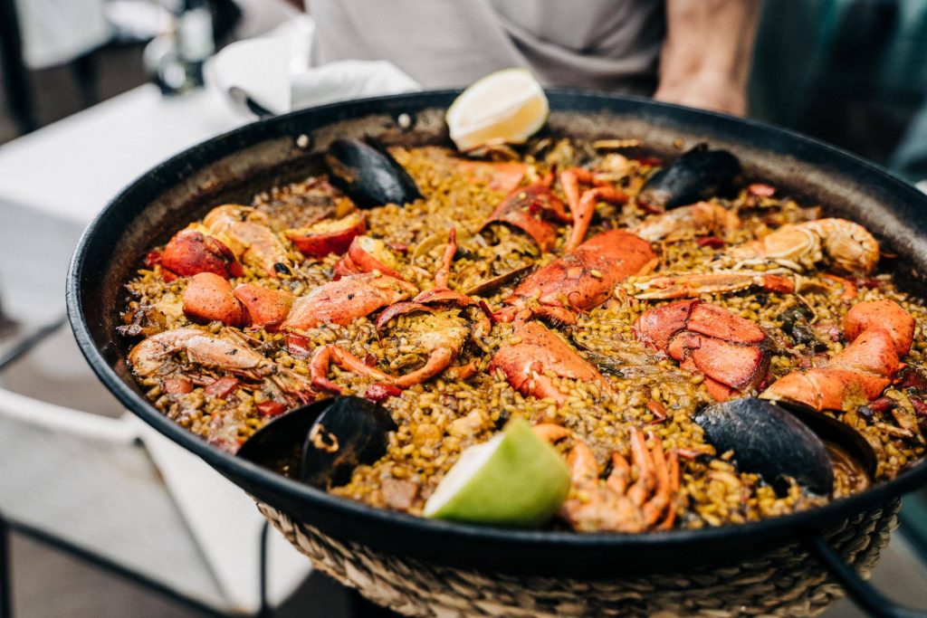 Paella de marisco